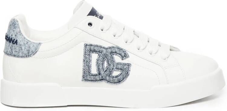 Dolce & Gabbana Witte lage sneakers White Dames