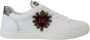 Dolce & Gabbana Witte Leren Heart Low Top Sneakers White Heren - Thumbnail 1