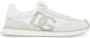 Dolce & Gabbana Witte Leren Lage Sneakers met DG Logo White Dames - Thumbnail 1