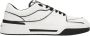 Dolce & Gabbana Witte Leren Sneakers met Logotong White Heren - Thumbnail 1