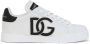 Dolce & Gabbana Witte Leren Sneakers met Versterkte Hiel en Rubberen Zool White Dames - Thumbnail 5