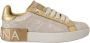 Dolce & Gabbana Witte Mother of Pearl Vetersneakers White Dames - Thumbnail 1