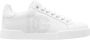 Dolce & Gabbana Witte Perforated Logo Leren Sneakers White Dames - Thumbnail 1