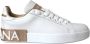 Dolce & Gabbana Witte Portofino Leren Logo Sneakers White Heren - Thumbnail 1