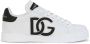 Dolce & Gabbana Witte Leren Sneakers met Versterkte Hiel en Rubberen Zool White Dames - Thumbnail 1