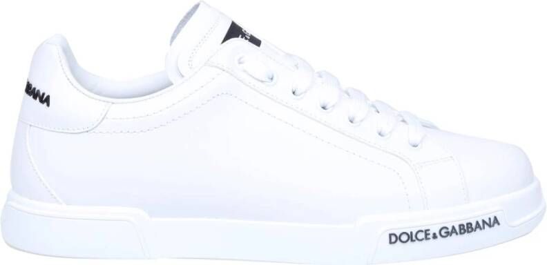 Dolce & Gabbana Witte Portofino Sneakers Luxe Comfort White Heren