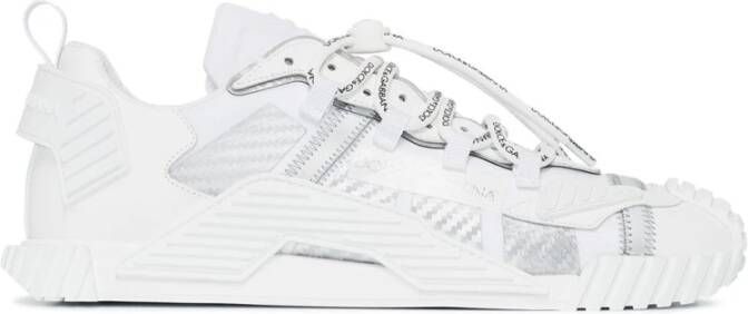 Dolce & Gabbana Witte Sneakers met Logodesign White Heren