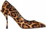 Dolce & Gabbana Luipaardprint Hakken Pumps Bruin Brown Dames - Thumbnail 11