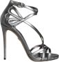 Dolce & Gabbana Zilveren Enkelband Hakken Sandalen Gray Dames - Thumbnail 1