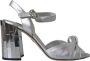 Dolce & Gabbana Zilveren Kristal Enkelband Keira Sandalen Gray Dames - Thumbnail 1