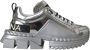 Dolce & Gabbana Zilveren Lederen Super Queen Sneakers Schoenen Gray Dames - Thumbnail 1