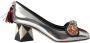 Dolce & Gabbana Zilveren Leren Hakken Pumps Schoenen Gray Dames - Thumbnail 1