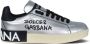 Dolce & Gabbana Portofino sneaker van kalfsleer met metallic details - Thumbnail 3