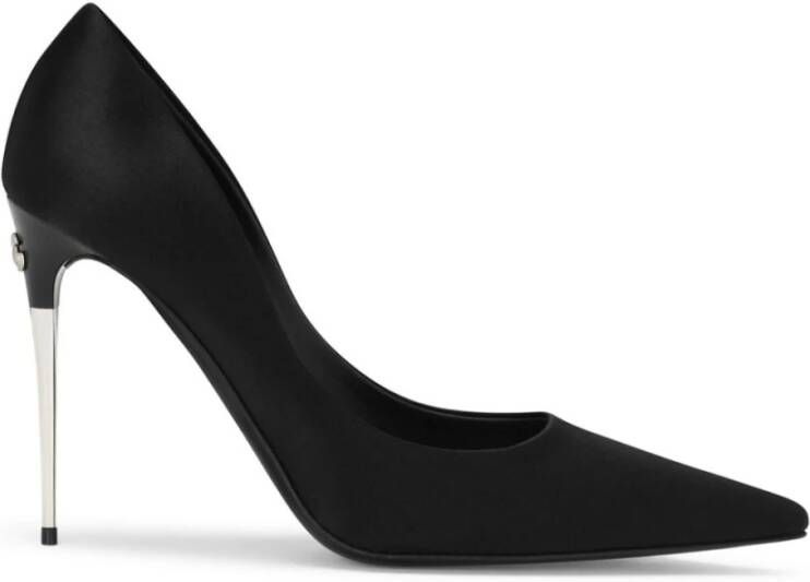 Dolce & Gabbana Stiletto pumps op decoratieve hak Black Dames