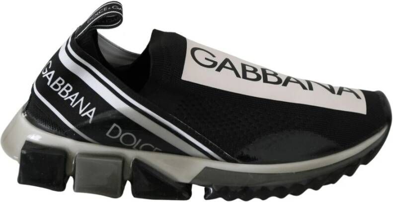 Dolce & Gabbana Zwarte Casual Sport Sneakers Black Heren