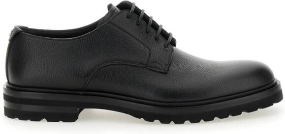 Dolce & Gabbana Zwarte Derby Veterschoenen Black Heren