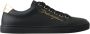 Dolce & Gabbana Klassieke Zwarte Gouden Leren Sneakers Schoenen Black Dames - Thumbnail 3