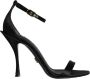 Dolce & Gabbana Zwarte Enkelband Hakken Sandalen Black Dames - Thumbnail 1