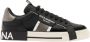 Dolce & Gabbana Zwarte Geperforeerde Sneakers Ronde Neus Black Heren - Thumbnail 1