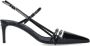 Dolce & Gabbana Zwarte Hak Slingback Stiletto Sandalen Black Dames - Thumbnail 1