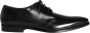 Dolce & Gabbana Zwarte Kalbslederen Derby Heren Veterschoenen Black Heren - Thumbnail 2