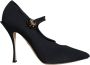 Dolce & Gabbana Zwarte Kristal Mary Jane Pumps Black Dames - Thumbnail 1