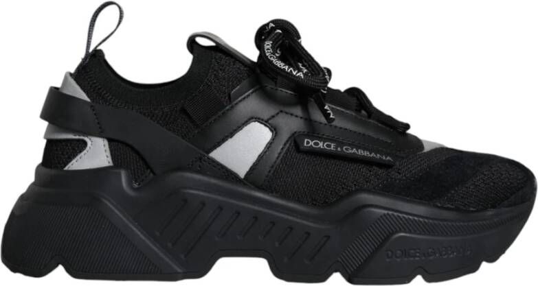 Dolce & Gabbana Zwarte Daymaster Lage Top Sneakers Dames Schoenen Black Dames