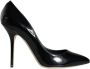 Dolce & Gabbana Zwarte Lakleren Bellucci Pumps Hakken Black Dames - Thumbnail 1