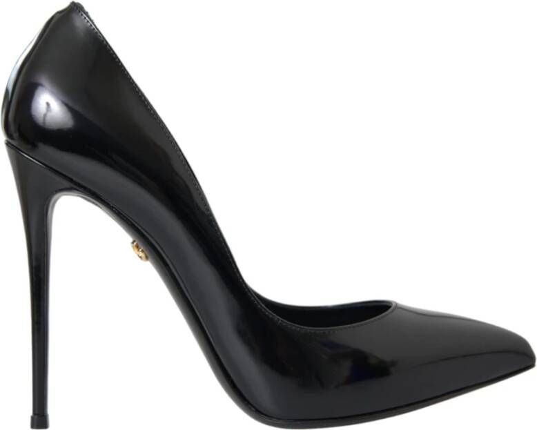 Dolce & Gabbana Zwarte Lakleren Hoge Hakken Pumps Black Dames