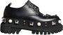 Dolce & Gabbana Zwarte leren Derby-formele schoenen Black Dames - Thumbnail 1