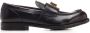 Dolce & Gabbana Zwarte leren mocassins met messing logo Black - Thumbnail 6