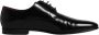 Dolce & Gabbana Zwarte Leren Lace-Up Derby Schoenen Black Heren - Thumbnail 1