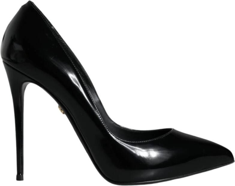 Dolce & Gabbana Zwarte Lakleren Hoge Hakken Pumps Black Dames