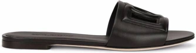 Dolce & Gabbana Glij in stijl met deze sliders van hoogwaardige stof Black Dames