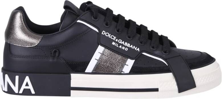 Dolce & Gabbana 2. Zero Custom Sneakers met contrasterende details Zwart Heren