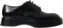 Dolce & Gabbana Zwarte leren veterschoenen Black Heren - Thumbnail 1