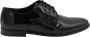 Dolce & Gabbana Zwarte Leren Veterschoenen Black Heren - Thumbnail 1