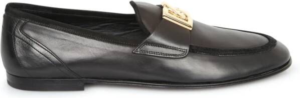 Dolce & Gabbana Zwarte Loafer Schoenen Elegante Iconische Stijl Black Heren