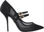 Dolce & Gabbana Zwarte Mesh Mary Janes Hakken Pumps Black Dames - Thumbnail 1