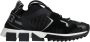 Dolce & Gabbana Zwarte Mesh Trekking Sneakers met Geribbelde Zool Black Dames - Thumbnail 1