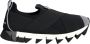 Dolce & Gabbana Zwarte Neopreen Lage Sneakers Black Dames - Thumbnail 1