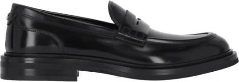 Dolce & Gabbana Zwarte platte schoenen Elegant stijl Black Heren