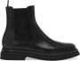 Dolce & Gabbana Zwarte platte schoenen Geborstelde enkellaars Black Heren - Thumbnail 1