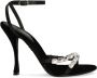 Dolce & Gabbana Zwarte Sandalen voor Vrouwen Elegante Stijl Black Dames - Thumbnail 8