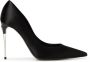 Dolce & Gabbana Elegante Zijde Blend Stiletto Hak Schoenen Black Dames - Thumbnail 23