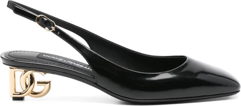 Dolce & Gabbana Zwarte Slingback Schoenen Black Dames