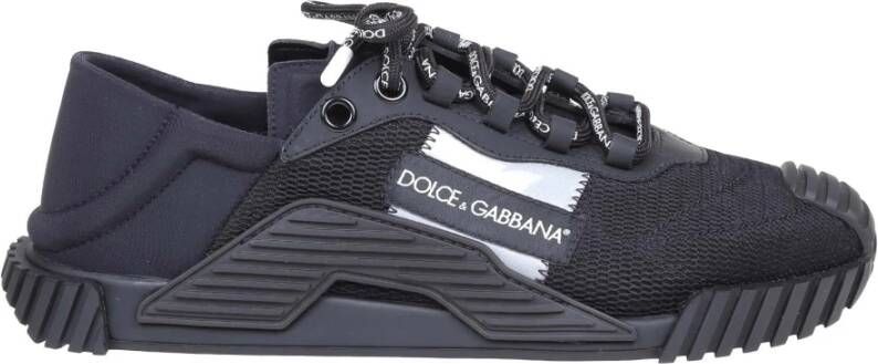 Dolce & Gabbana Zwarte Slip-On Sneakers Aw24 Black Heren