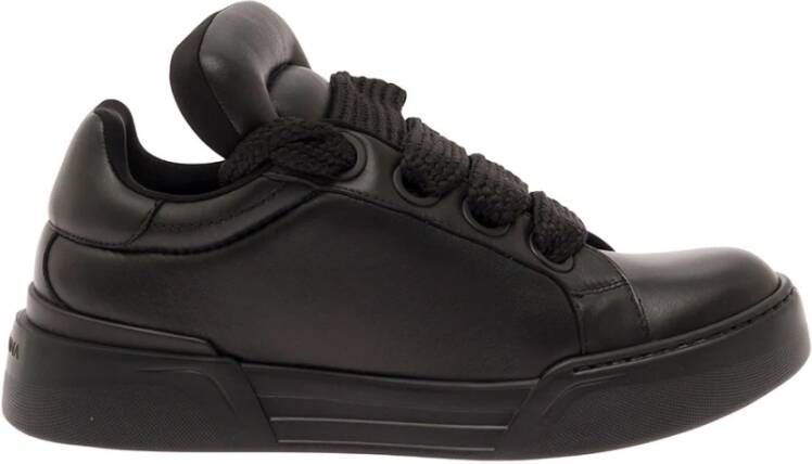 Dolce & Gabbana Zwarte Sneakers Megaskate Puffer Black Heren