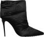 Dolce & Gabbana Zwarte Stiletto Enkellaarzen Leren Zool Black Dames - Thumbnail 1