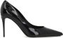 Dolce & Gabbana Zwarte Stiletto Hak Puntige Neus Schoenen Black Dames - Thumbnail 1